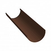 Желоб водосточный МеталлПрофиль Престиж D-150, Темно-коричневый, 3м
