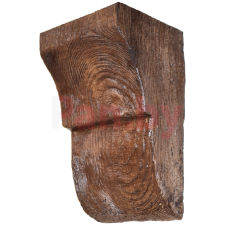 Консоль для декоративной балки ArnoDecor Рустик Темный дуб, 100х165мм,  фото № 1