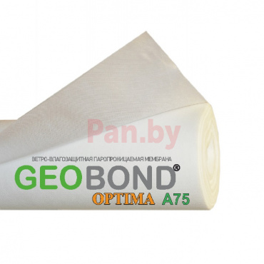 Пленка гидроизоляционная ветрозащитная Geobond Optima A75 30м2 фото № 1