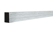 Декоративная интерьерная рейка из дюрополимера Decor-Dizayn 611-89SH, Дуб беленый 3000х30х20