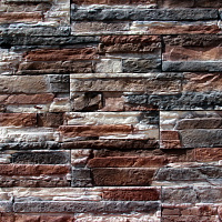 Декоративный искусственный камень Декоративные элементы Афины 22-189 Бежево-коричневый с серым