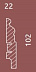 Плинтус напольный МДФ Cosca Decor AP78, с пазом фото № 2