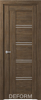Межкомнатная дверь царговая экошпон Deform Серия D D18 Дуб шале корица Мателюкс
