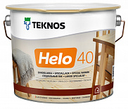 Лак алкидно-уретановый специальный Teknos Helo 40 бесцветный полуглянцевый 9 л