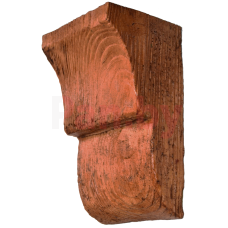 Консоль для декоративной балки ArnoDecor Рустик Орех, 120х205мм,  фото № 1