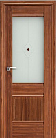 Межкомнатная дверь царговая ProfilDoors серия X Классика 2X, Орех амари Мателюкс матовый узор (коричневый фьюзинг)