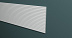 Декоративная реечная панель из дюрополимера Decor-Dizayn Белая Лепнина DD905 3000*180*10 мм фото № 1