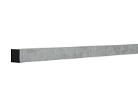 Декоративная интерьерная рейка из дюрополимера Decor-Dizayn 622-25, 3000*20*20