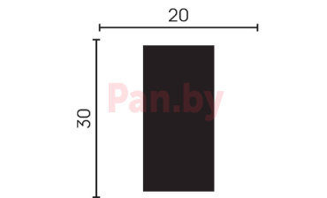 Декоративная интерьерная рейка из дюрополимера Decor-Dizayn 611-89SH, Дуб беленый 3000х30х20 фото № 5