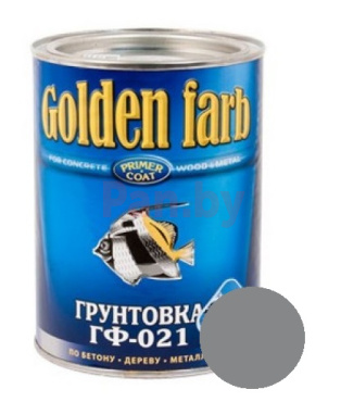 Грунтовка адгезионная Golden Farb ГФ-021 серая 1,9 кг фото № 1