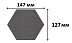 Гибкая фасадная панель АМК Соты однотонный 001 фото № 3