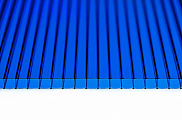 Поликарбонат сотовый Сэлмакс Групп Скарб-про Люкс синий 8 мм, 2100*6000 мм