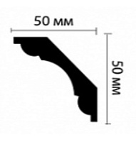 Плинтус потолочный из дюрополимера Декомастер D124 (50*50*2000мм)