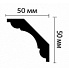 Плинтус потолочный из дюрополимера Декомастер D124 (50*50*2000мм) фото № 2