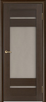 Межкомнатная дверь массив сосны Vilario (Стройдетали) Вега-7 ДО, Венге (900х2000)