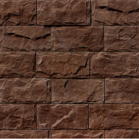 Декоративный искусственный камень Декоративные элементы Мирамар широкий 08-680 Серо-коричневый