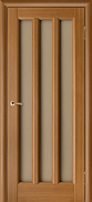 Межкомнатная дверь массив сосны Vilario (Стройдетали) Гутта ДО, Орех (900х2000)