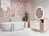 Керамическая плитка (кафель) для стен глазурованная Cersanit Gradient Розовый 198х598 фото № 2