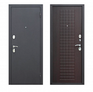 Входная дверь металлическая Гарда Муар 8 мм Венге (правая)