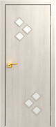 Межкомнатная дверь МДФ ламинированная Юни Стандарт С-33, Беленый дуб