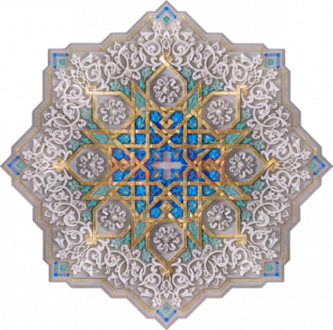 Розетка потолочная из полиуретана Европласт Mauritania 1.56.503 фото № 4