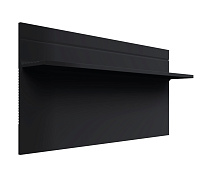 Плинтус напольный алюминиевый AlPro13 7208 Panel теневой черный