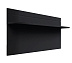 Плинтус напольный алюминиевый AlPro13 7208 Panel теневой черный фото № 1