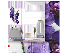 Панель ПВХ (пластиковая) с фотопечатью Vox Digital print Орхидея виолла 2700*250*8