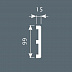 Плинтус напольный из экополимера Cosca Decor Экополимер PX012 фото № 2