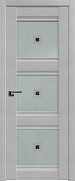 Межкомнатная дверь царговая ProfilDoors серия X Классика 4X, Пекан белый Мателюкс матовый узор (коричневый фьюзинг)