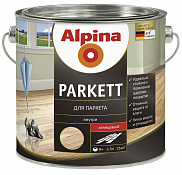Лак алкидный паркетный Alpina Parkett бесцветный шелковисто-матовый 5 л