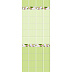 Панель ПВХ (пластиковая) с фотопечатью Кронапласт Unique Яблоневый цвет зеленый фон 2700*250*8 фото № 2