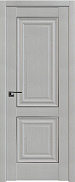 Межкомнатная дверь царговая ProfilDoors серия X Классика 27X, Пекан белый (молдинг серебро)