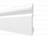 Плинтус напольный из полистирола Decor-Dizayn Белая Лепнина DD 137 фото № 1