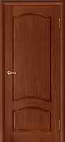 Межкомнатная дверь массив сосны Vilario (Стройдетали) Дельта ДГ, Красное дерево (900х2000)