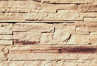 Декоративный искусственный камень Polinka Сланец Рифейский гипсовый угловой составной У0202Л, бежевый люкс	