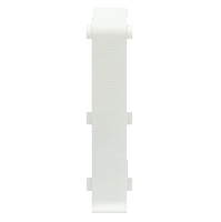 Соединитель для плинтуса ПВХ LinePlast LS001 Белый с тиснением, 85мм