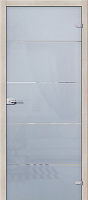 Межкомнатная дверь стеклянная el Porta Диана Сатинато Белое (900х2000 мм)