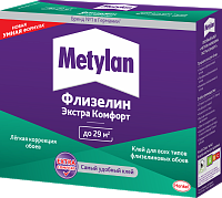 Клей для флизелиновых обоев Metylan Флизелин экстра комфорт 200 гр