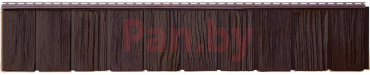 Фасадная панель (цокольный сайдинг) Grand Line Сибирская дранка Арабика фото № 1