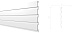 Декоративная реечная панель из дюрополимера Decor-Dizayn Белая Лепнина DD914 3000*240*13 мм фото № 2