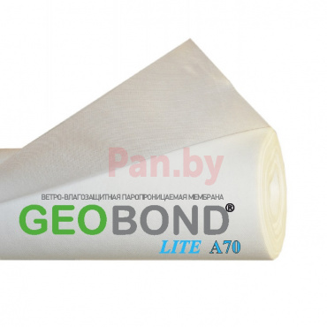 Пленка гидроизоляционная ветрозащитная Geobond Lite A70 70м2 фото № 1