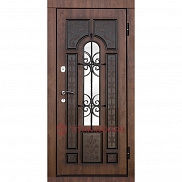 Входная дверь металлическая Titan.Doors Неаполь, Дуб темный