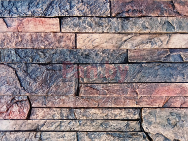 Декоративный искусственный камень Polinka Сланец Карпатский гипсовый угловой составной У1404, коричневый фото № 1