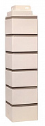 Угол наружный для фасадных панелей FineBer Дачный Кирпич клинкерный белый (в цвет панелей)