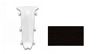 Угол внутренний для плинтуса ПВХ Ideal Деконика 303 Венге Темный 85 мм