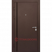 Входная дверь металлическая Titan.Doors Старт-2, Коричневый