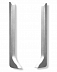 Заглушка для плинтуса ПВХ OHZ PA60 (для алюминиевого плинтуса, пара) фото № 1