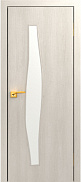 Межкомнатная дверь МДФ ламинированная Юни Стандарт С-10, Беленый дуб