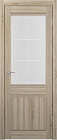 Межкомнатная дверь царговая экошпон Stark ST22 Сонома дуб Мателюкс матовый (квадро)
